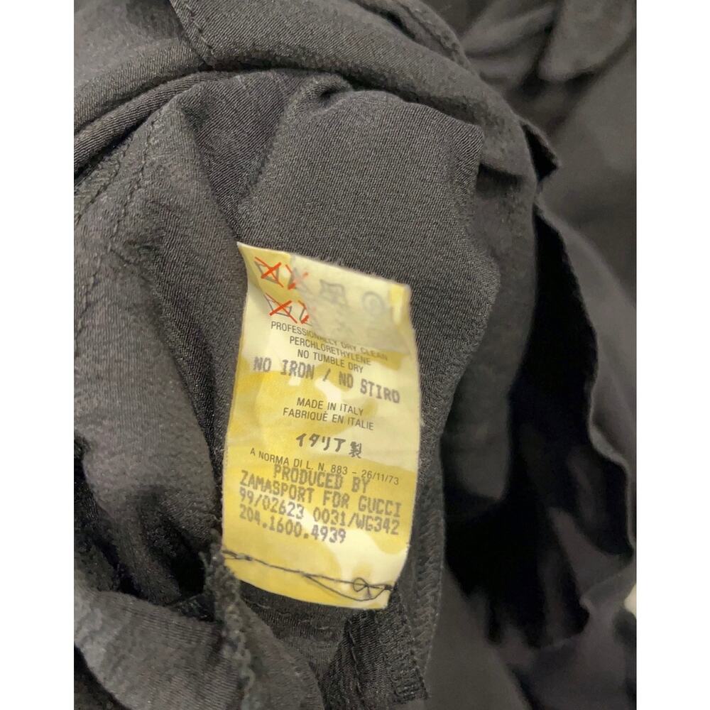 Gucci Black FW16 Silk Ruffle Midi Dress NWT US 10-12 Designer - Picture 8 of 12